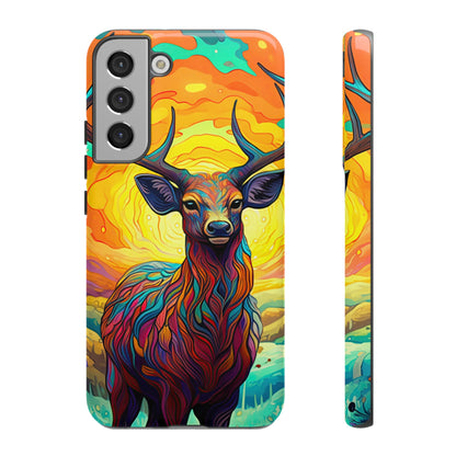 Vibrant Stag in Bloom – Samsung Galaxy Case