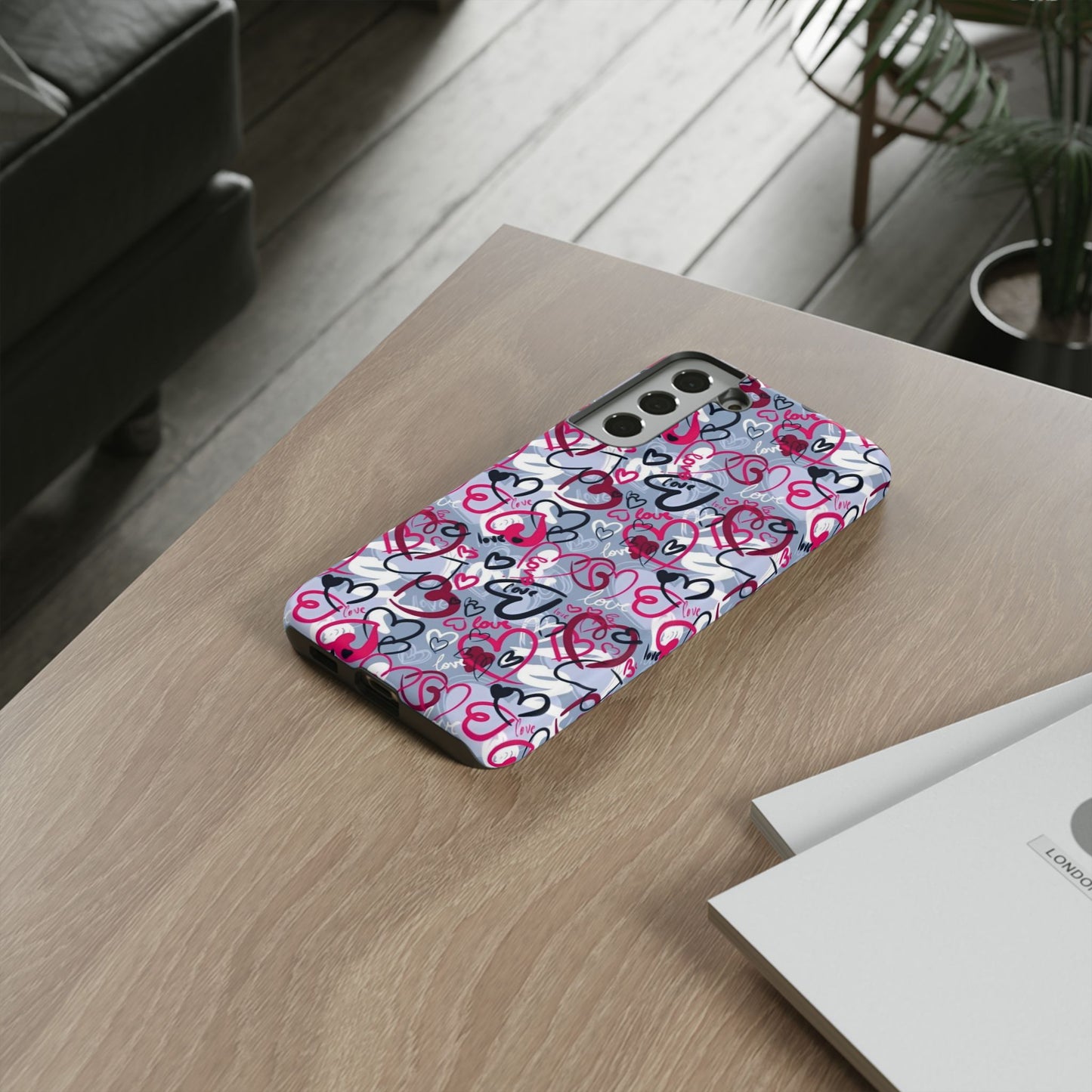 Graffiti Love Hearts Samsung Galaxy Case