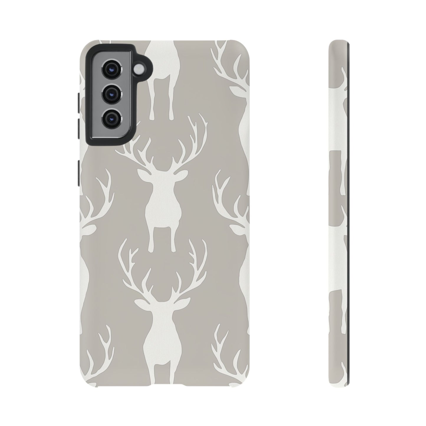 Minimalist Deer Silhouette Pattern – Samsung Galaxy Series Case