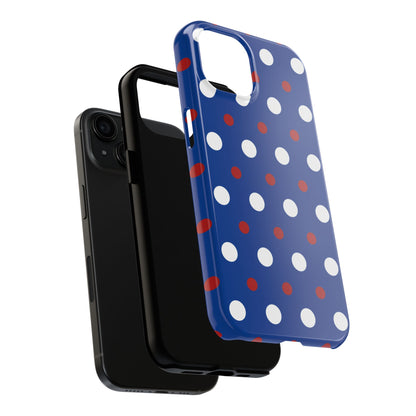 Patriotic Polka Dots – iPhone Case