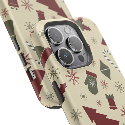 Vintage Holiday Cheer - MagSafe iPhone Series Case