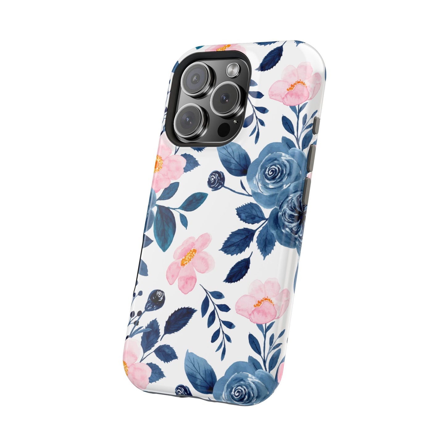 Pastel Garden Charm – MagSafe Case with Soft Watercolor Floral Print