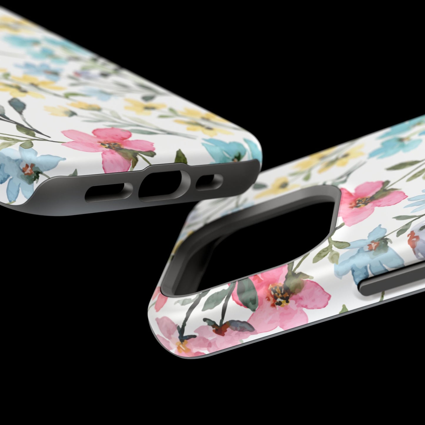 Watercolor Floral Bliss – MagSafe Case with Pastel Flower Design