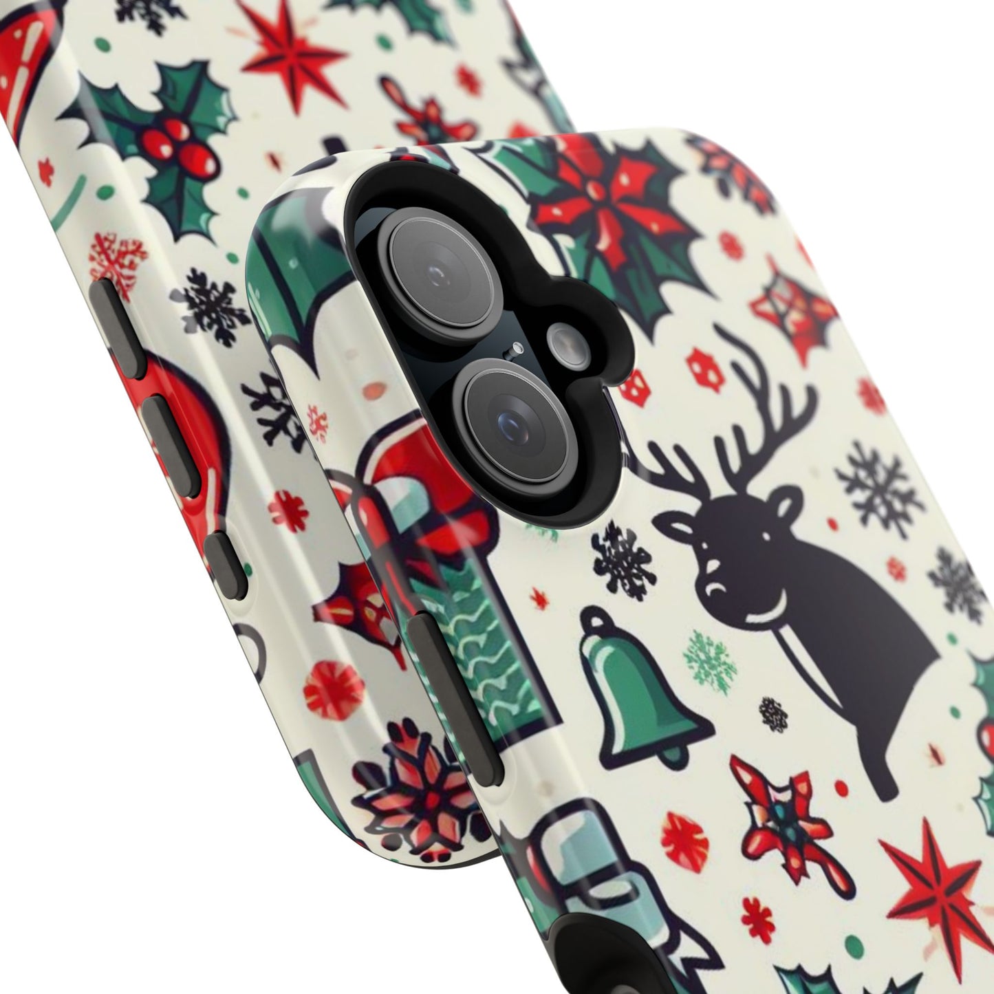 Cartoon Christmas Cheer – MagSafe iPhone Case