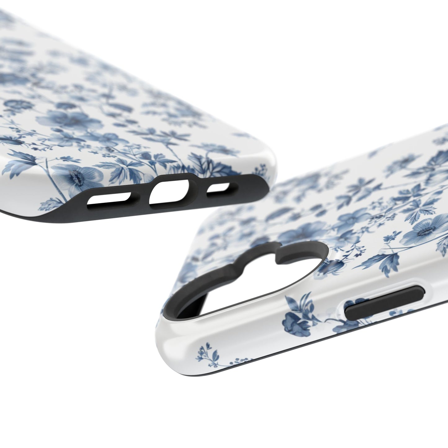 Enchanted Garden Blue Toile iPhone Case