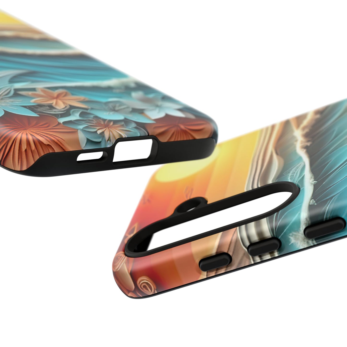 Tropical Sunset Paper Art Ocean – Samsung Galaxy Series Case