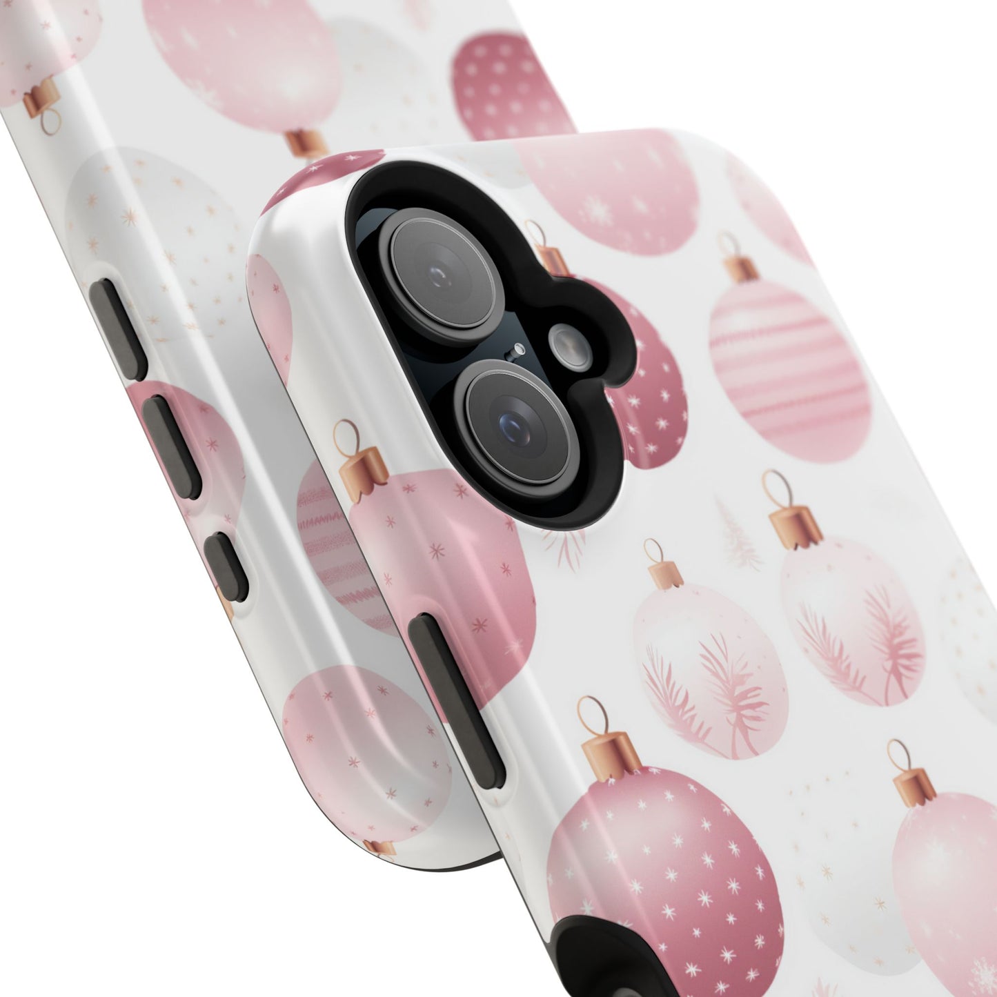 MagSafe iPhone Case: Merry in Pink – Christmas Balls