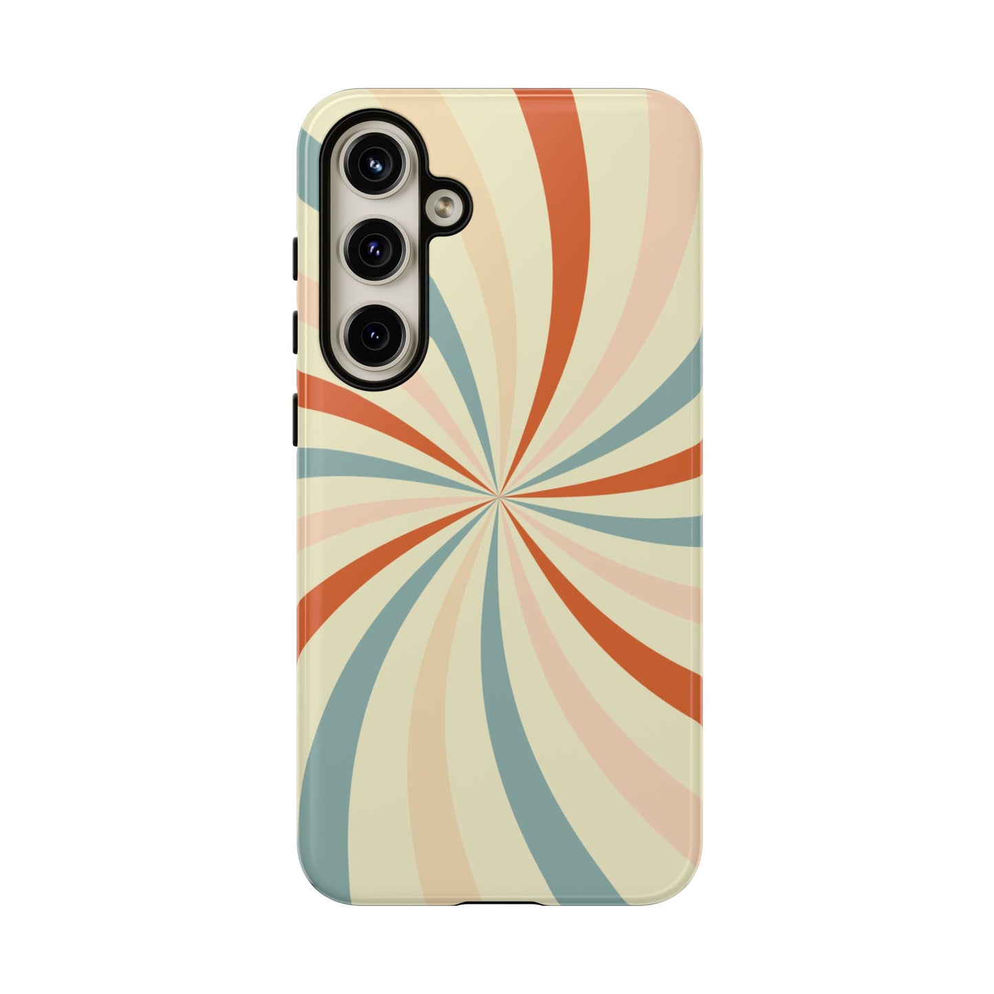 Retro Swirl Samsung Galaxy Case – Durable, Vintage-Inspired Design with Dual-Layer Protection