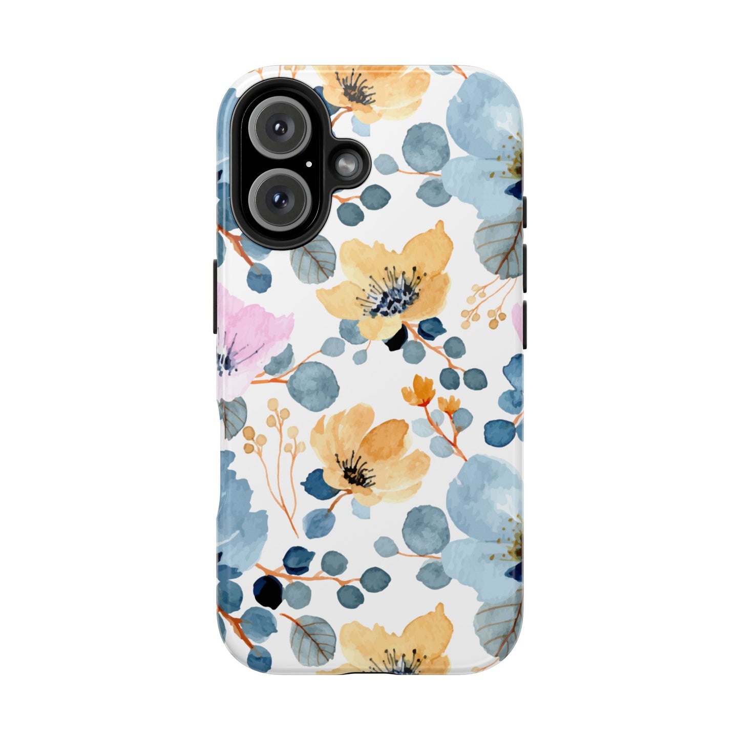 Spring Radiance – iPhone Series Case with Bright Watercolor Flowers