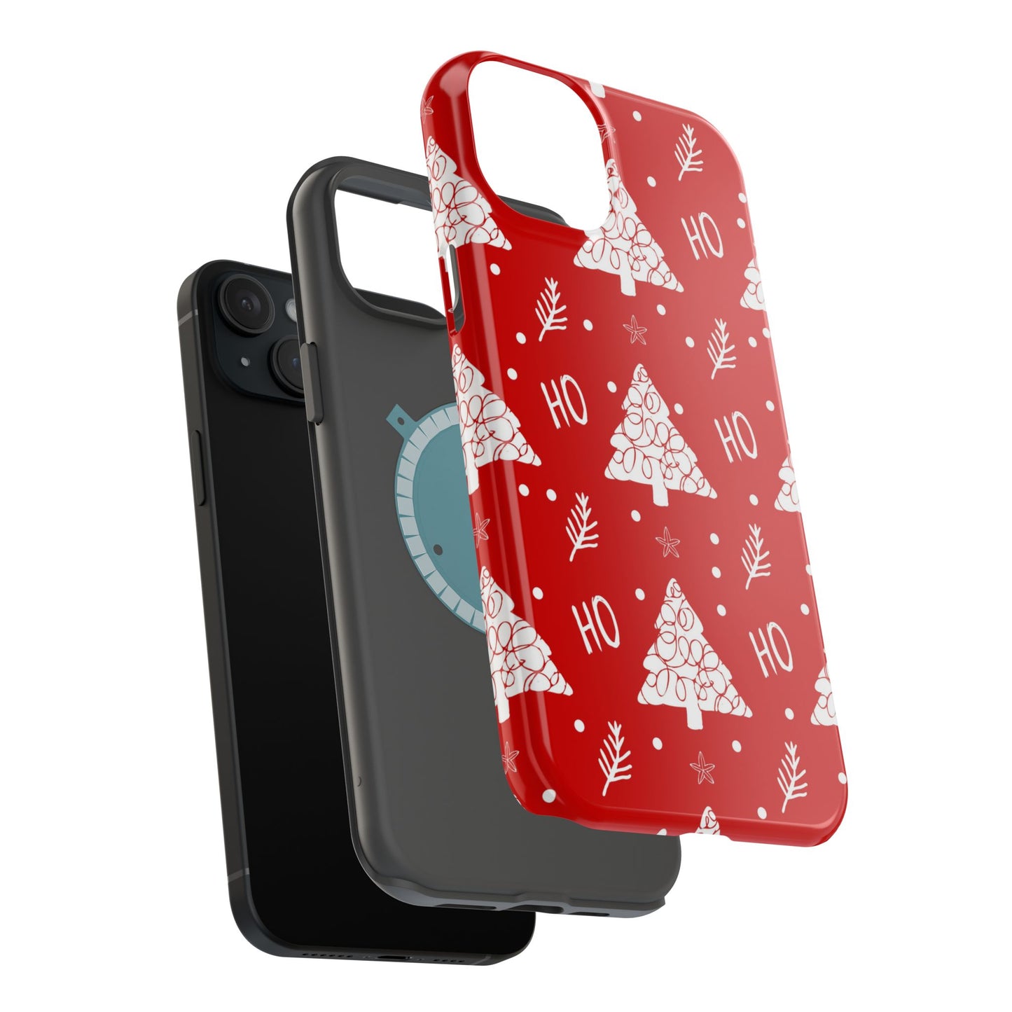 MagSafe iPhone Case: Ho Ho Ho – Christmas Tree Wonderland