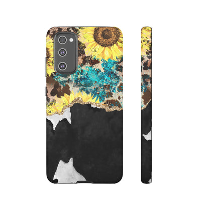 Rustic Sunflower Leopard Glam - Samsung Galaxy Series Case