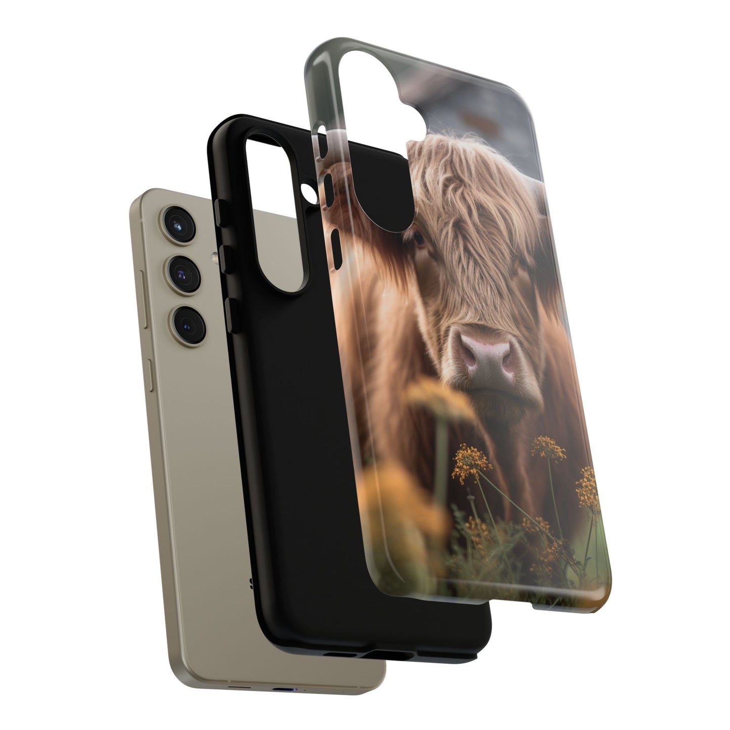 Highland Cow Phone Case | Custom Farmhouse | 10-foot Drop Protection