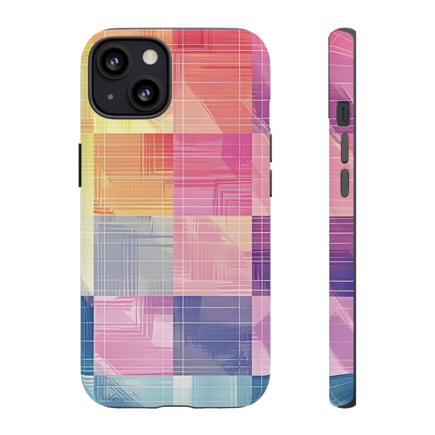 Pastel Panache Watercolor Plaid Case