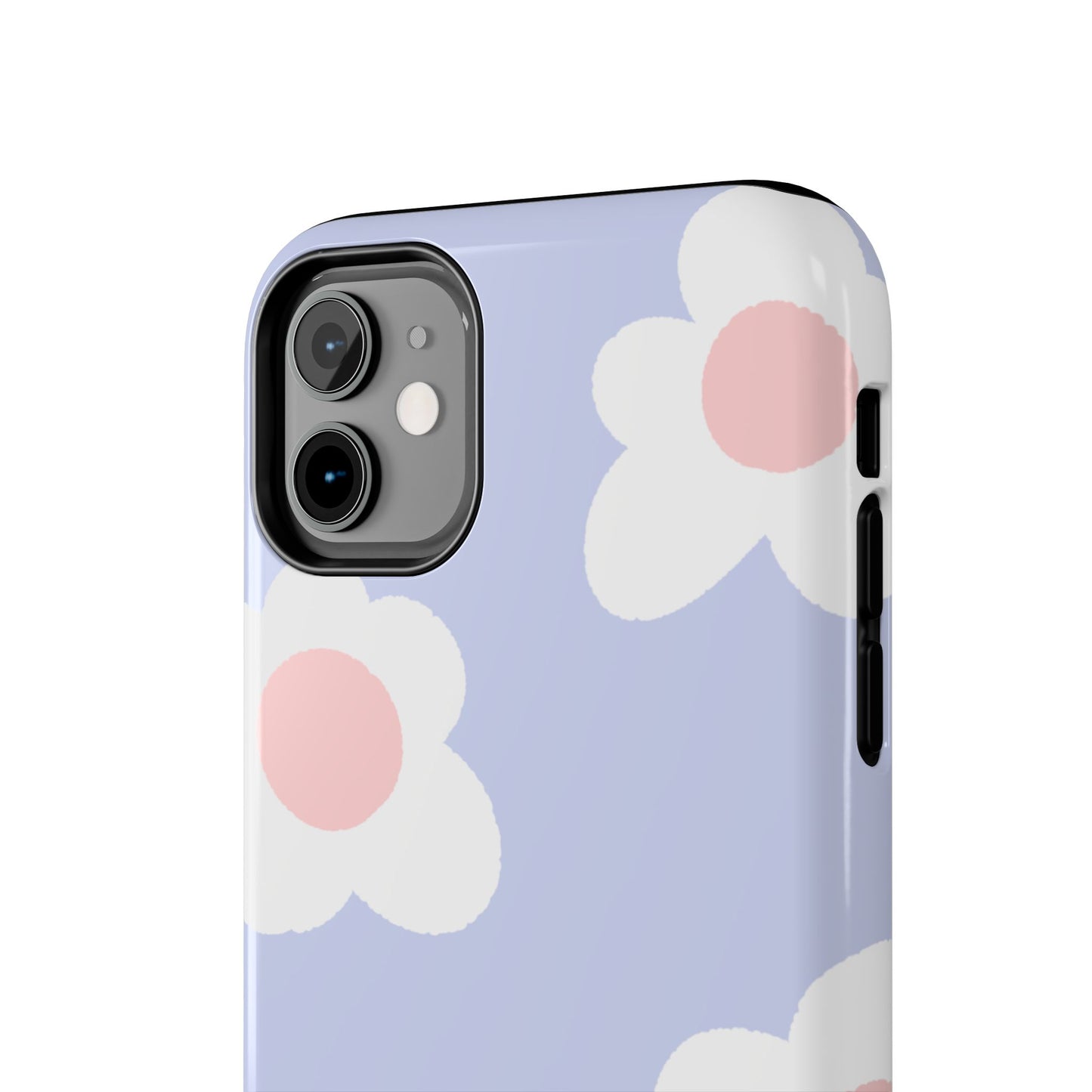 Retro Daisy Pastel Tough iPhone Case – Durable Design with Soft Matte Finish