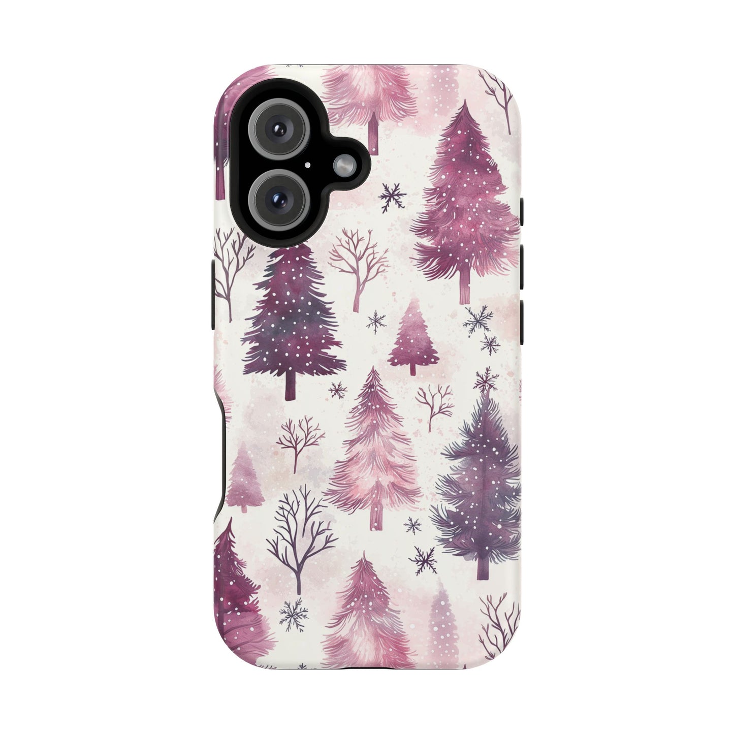 Winter Wonderland Purple Christmas Trees –  MagSafe iPhone Series Case