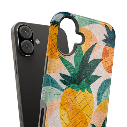 Tropical Pineapple MagSafe iPhone Case – Vibrant Fruit Design, Tough Dual-Layer Protection