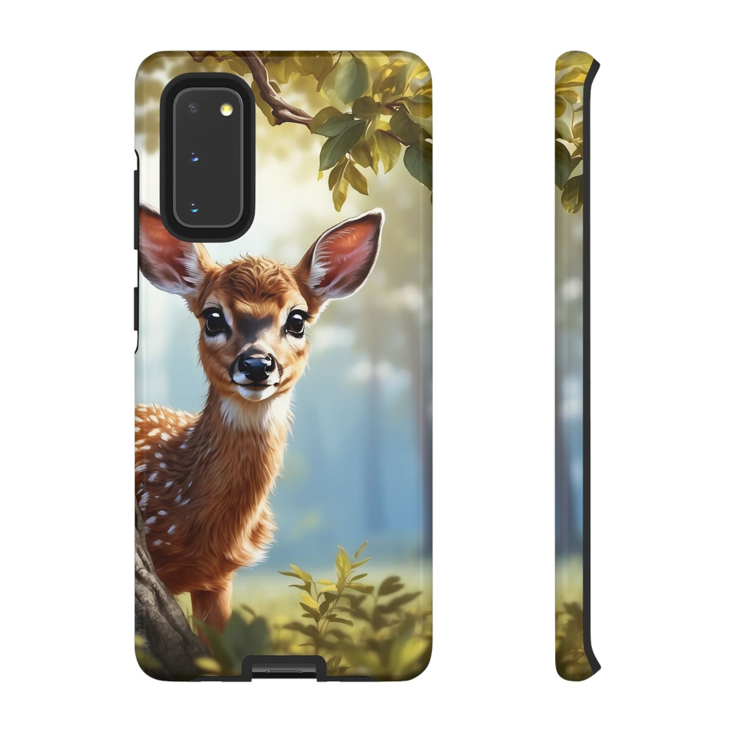 Whimsical Fawn in a Sunlit Forest Samsung Galaxy Case