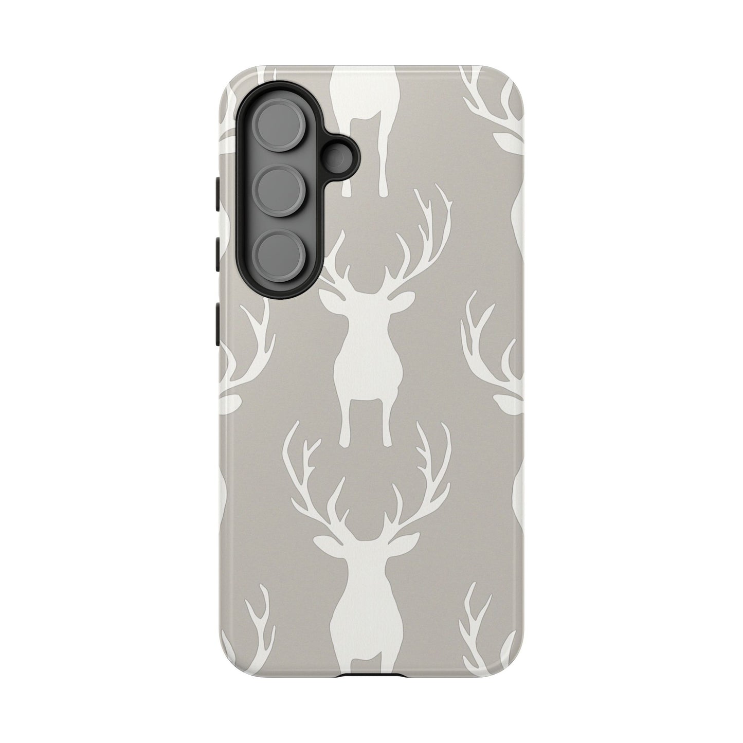 Minimalist Deer Silhouette Pattern – Samsung Galaxy Series Case