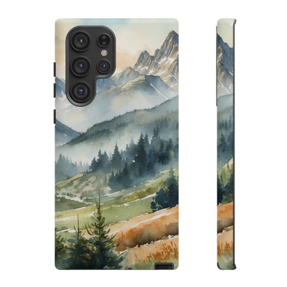 Serene Alpine Forest - Samsung Galaxy Case