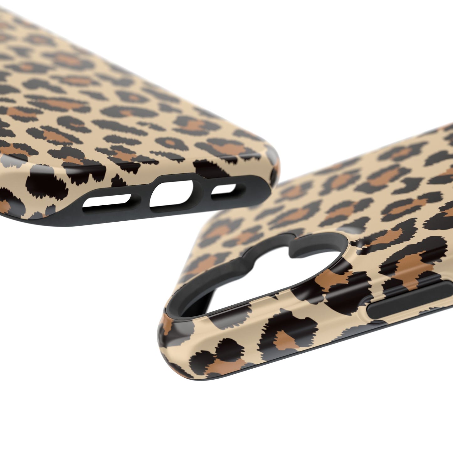 Wild Leopard Print Tough MagSafe iPhone Case – Bold Animal Pattern Design with Dual-Layer Protection