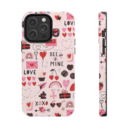 iPhone Case: Bee Mine Love Doodles