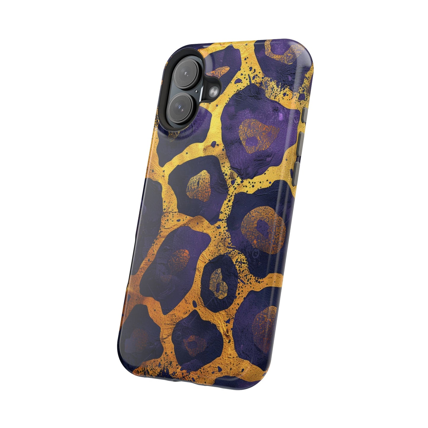 Regal Amethyst Leopard iPhone Case