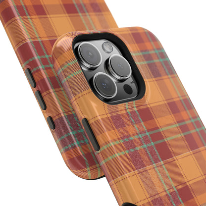 MagSafe Case - Autumn Tartan Plaid Design