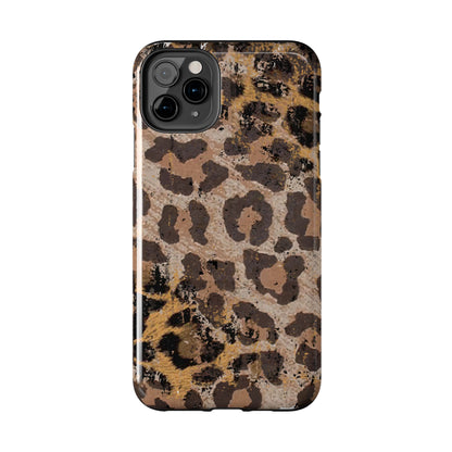 Vintage Distressed Leopard Print - iPhone Series Case