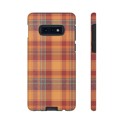 Samsung Galaxy Case - Autumn Tartan Plaid Design