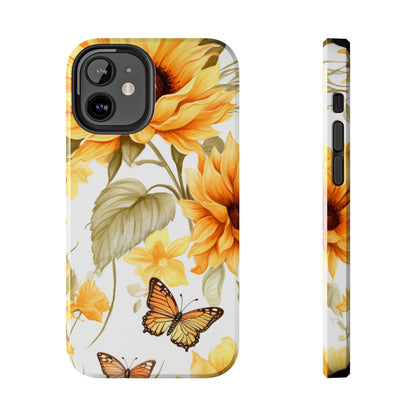 Sunflower & Butterfly Bliss - iPhone Series Case