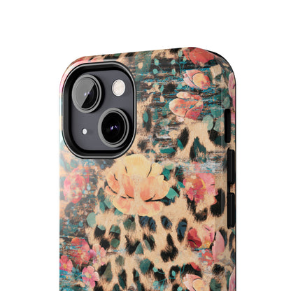 Rustic Floral Leopard - iPhone Series Case