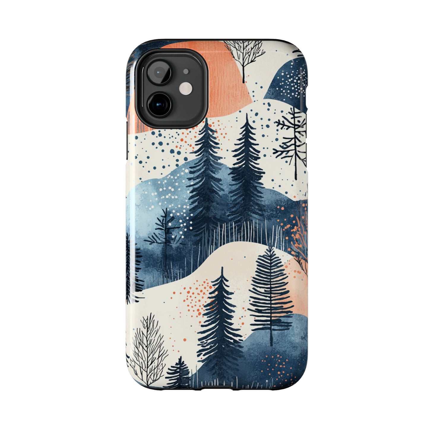 Winter Forest Samsung Galaxy Case | Watercolor Pine Trees