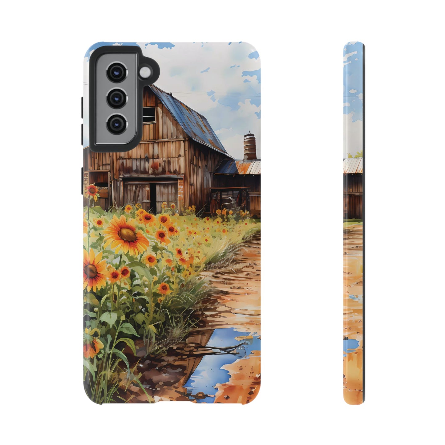 Sunflower iPhone Case  Rustic Farm Style