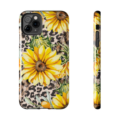 Leopard Sunflower Chic - iPhone Series Case