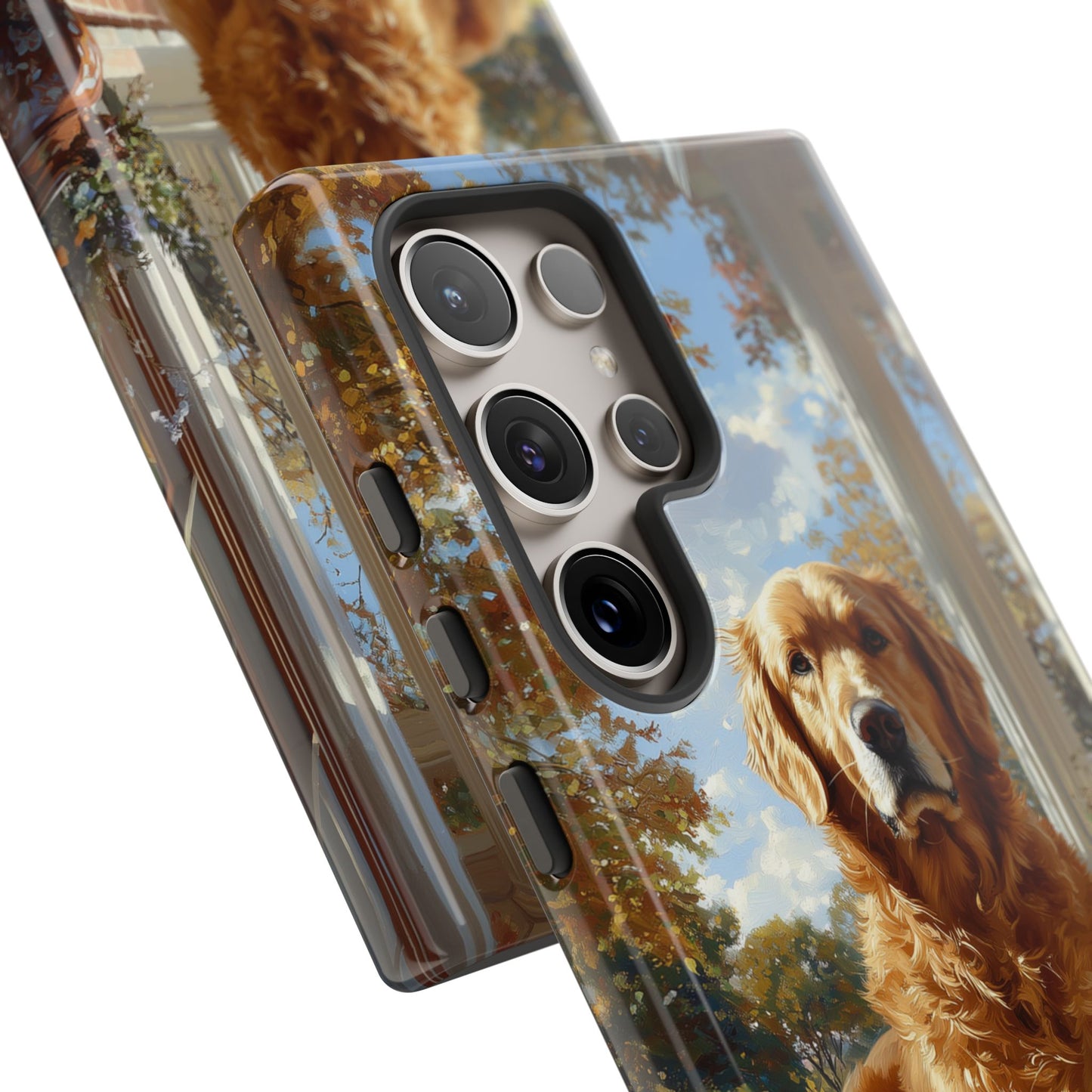 Golden Retriever Autumn Serenity - Samsung Galaxy Series Case