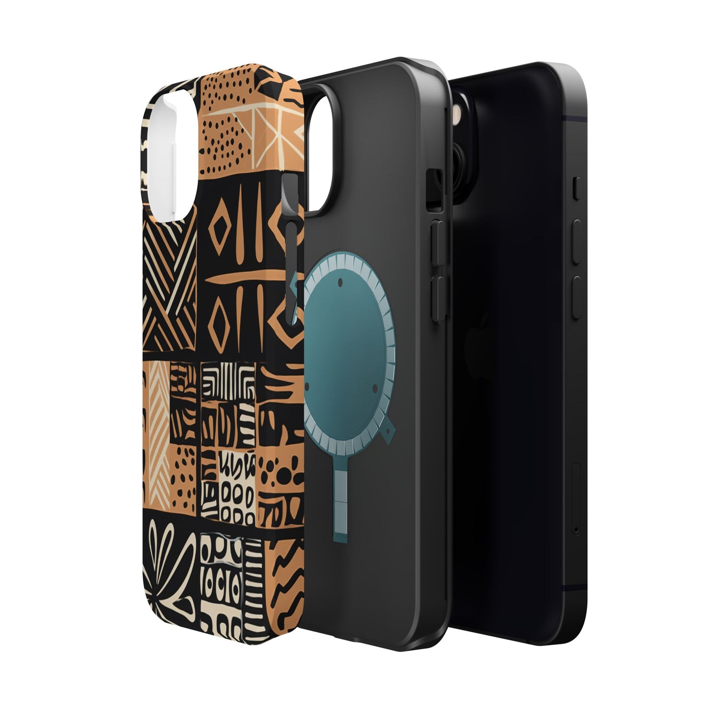 Tribal Geo-Pattern MagSafe Case – Bold Ethnic Design