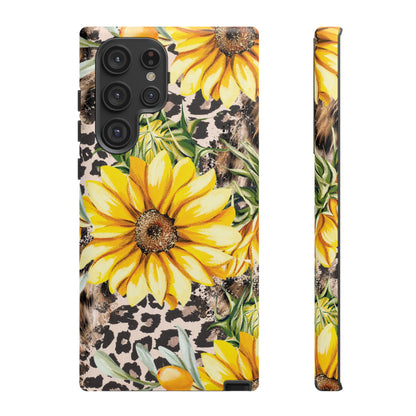 Leopard Sunflower Chic - Samsung Galaxy Series Case