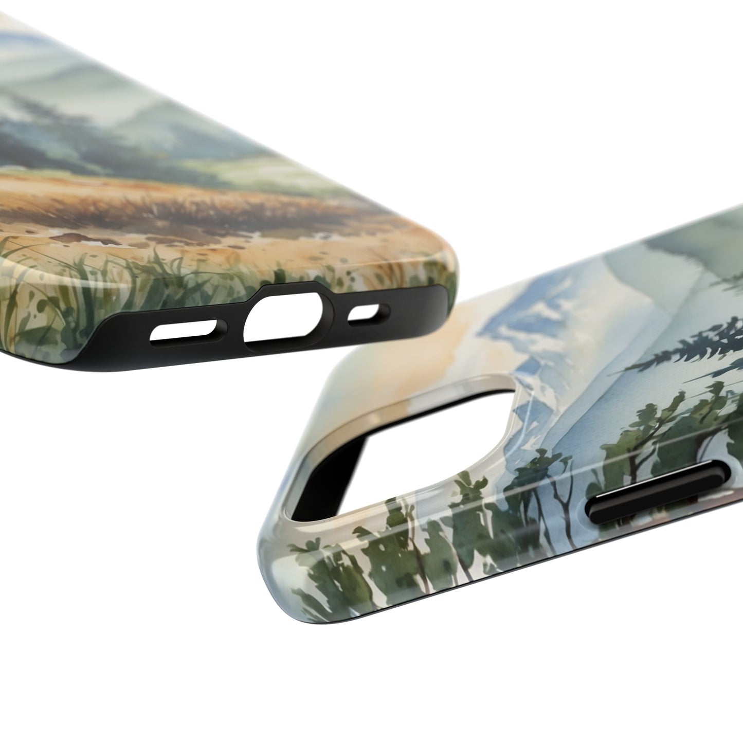 Tranquil Mountain Escape - iPhone Case