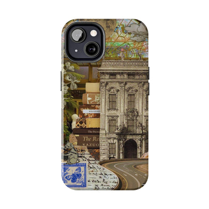 Whimsical Road Trip Collage iPhone Case – Dual - Layer Protection with Vintage Art and Adventure Design - BOGO Cases