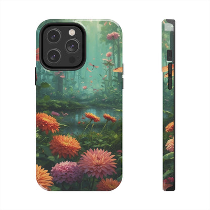 Enchanted Forest Dragonflies & Blossoms – iPhone Series Case