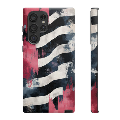 Blood Zebra Samsung Case – Bold Red & Black Pattern