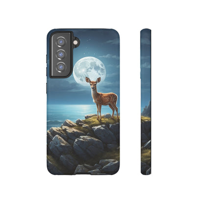 Enchanted Fawn Under the Moonlit Sky Samsung Galaxy Case