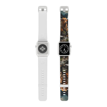 Moos & Blooms Highland Cow Apple Watch Band