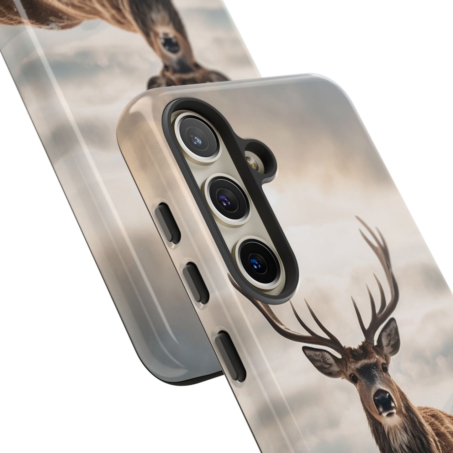 Alpine Majesty: Stag in Snow – Samsung Galaxy Case