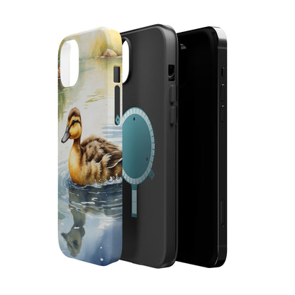 Graceful Duck Reflection – MagSafe iPhone Case