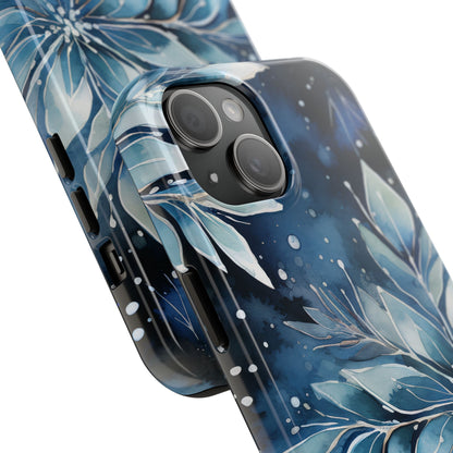 Winter’s Embrace – Blue Snowflake Samsung Galaxy Case