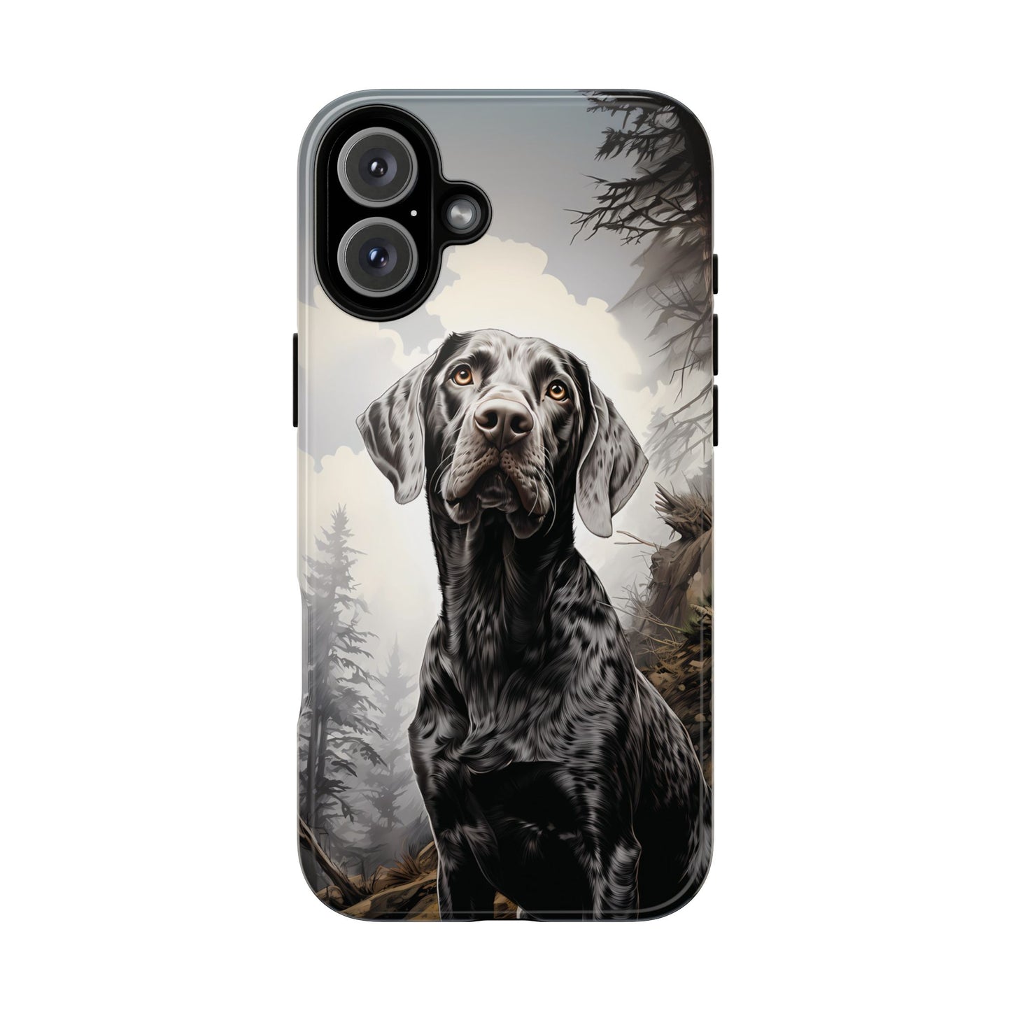 German Shorthair Pointer Phone Case - Tough & Durable with Dual Layer Protection!