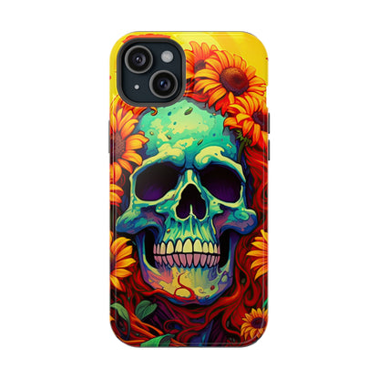 Sun Kissed Skull MagSafe iPhone Case