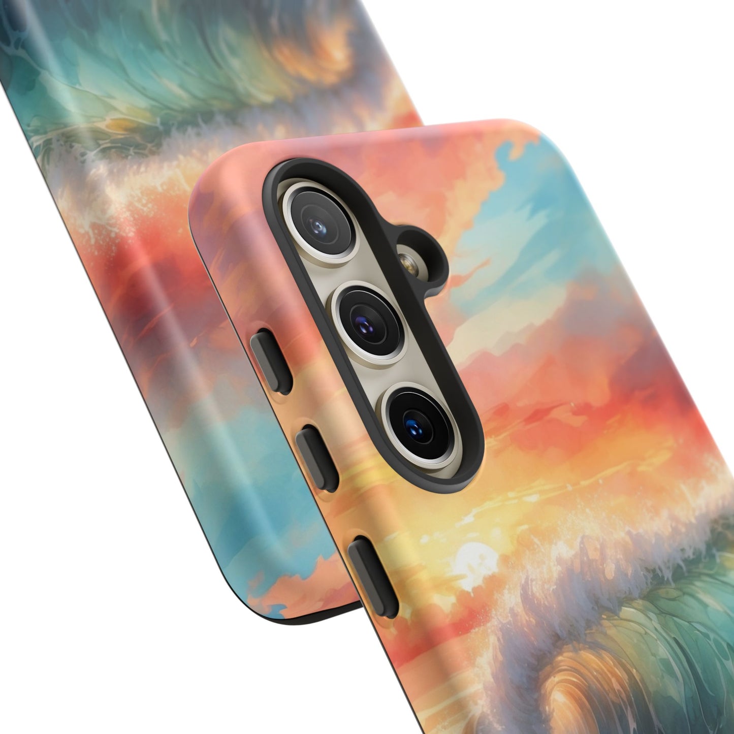 Ocean Wave Sunset Samsung Galaxy Case – Vibrant Coastal Art Design