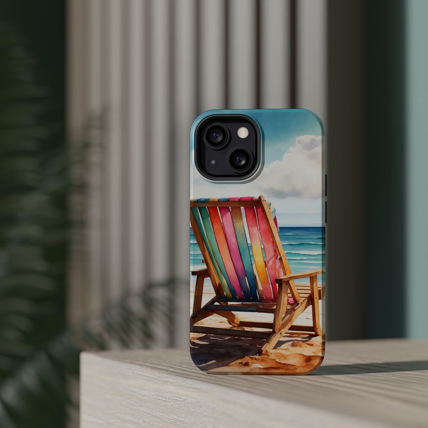 Vibrant Beach Escape MagSafe iPhone Case – Summer Vibes Design